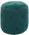 Mendler HWC-D22 Sitzhocker Samt dunkelgrün 42x39cm (74580)
