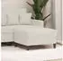 vidaXL Fußhocker Samt Creme 70x55x41cm (349325)