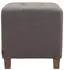 CLP Pharao 2er Set Sitzhocker Textil Taupe (322785)