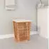 vidaXL Badhocker Massivholz Walnuss 40,5x40,5x56cm (350352)