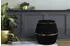 Kayoom Hocker Doric Schwarz/Gold, 50% Baumwolle 50% Acryl, 53cm