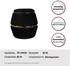 Kayoom Hocker Doric Schwarz/Gold, 50% Baumwolle 50% Acryl, 53cm