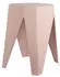 Leitmotiv Cherish Hocker Rund Polypropylen Zartes Rosa (LM2253LP)