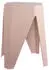 Leitmotiv Cherish Hocker Rund Polypropylen Zartes Rosa (LM2253LP)