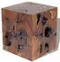 vidaXL Hocker 4er-Set Teak Massivholz Braun 40x40x45cm (274356)
