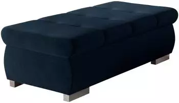 Mirjan24 Orkan Groß Polsterhocker Holzkonstruktion 120x60x39cm (Kronos 09)