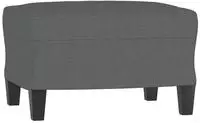 vidaXL Fu&szlig;hocker Dunkelgrau 60x50x41 cm Stoff