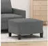vidaXL Fußhocker Stoff Dunkelgrau 60x50x41cm (349328)