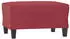 vidaXL Fußhocker Weinrot 70x55x41cm Kunstleder (349359)