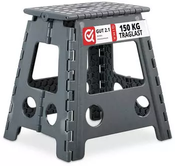 Relaxdays Klapphocker XL faltbar, 2er Set