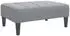 vidaXL Polsterhocker Hellgrau 77x55x31cm Stoff (4007380)
