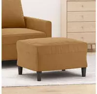Fu&szlig;hocker Braun 60x50x41 Cm Samt Vidaxl