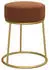 vidaXL Barhocker rund Samt Braun (340259)