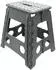 ZOLLNER Klapphocker faltbar, Kunststoff, anthrazit, 39cm, bis 120kg (0121-9803-292239-964)