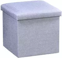 KESPER Sitzhocker "KESPER Sitzhocker-Box, grau" Deckel abnehmbar