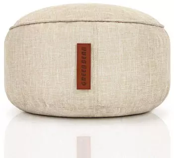 Green Bean Home-Linen Pouf 25x45cm sand