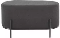 SalesFever Polsterhocker "Komfortabler Polsterhocker" mit Design-Gestell aus