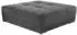 Jockenhöfer Moldau XXL Hocker Cord grau, 120x39x120cm (60336310-0)