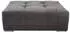 Jockenhöfer Moldau XXL Hocker Cord grau, 120x39x120cm (60336310-0)