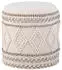 Wohnling Sitzhocker mit Stauraum Boho Stoff Ø40x45cm gepolstert