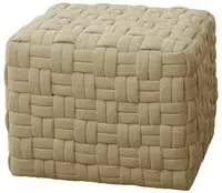 Svita Poppy Hocker Sitzpouf Geflochten Sitzhocker Fu&szlig;hocker F&uuml;r Sessel