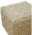 Svita POPPY Sitzhocker geflochten, Textil, Beige (99345)