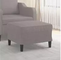Fu&szlig;hocker Taupe 60x50x41 Cm Stoff Vidaxl