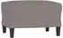 vidaXL Fußhocker 60x50x41cm Stoff Taupe (349286)