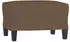 vidaXL Fußhocker Stoff Braun 60x50x41cm (349330)