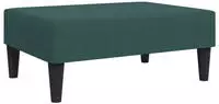 Fu&szlig;hocker Dunkelgr&uuml;n 77x55x31 Cm Samt Vidaxl