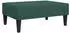 vidaXL Polsterhocker Samt Dunkelgrün 77x55x31cm (379559)