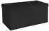 Intirilife Faltbare Sitzbank Sitzwürfel mit Stauraum, Stoff, Schwarz, 76x38x38cm (IL-100613)