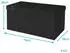 Intirilife Faltbare Sitzbank Sitzwürfel mit Stauraum, Stoff, Schwarz, 76x38x38cm (IL-100613)