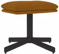 vidaXL Fu&szlig;hocker Braun 60x60x36 cm Samt
