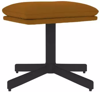 vidaXL Polsterhocker Samt Braun 60x60x36cm