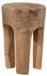 Massivmoebel24 Hocker Teak Wurzel 30x30x40cm natur lackiert (54-100-901-0054)