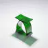Steinberg Serie 432 Hocker aus Polyresin Forest (432 7100 32)