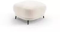 sit&more Polsterhocker "Blues" mit Metallf&uuml;&szlig;en, schwarz-matt