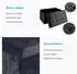 Intirilife Faltbare Sitzbox Samt Schwarz 49x30x30cm (IL-100425)
