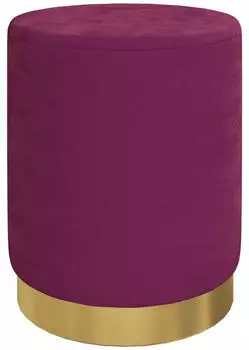 vidaXL Runder Aufbewahrungshocker Violett Samt 31x37cm (340288)