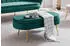 SalesFever Sitzpouf oval Samt-Stoff 99x44x40 cm