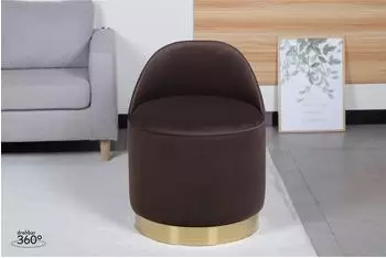 Kayoom Viktor 125 Drehhocker Polyester Braun (Viktor 125)