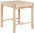 House Nordic Abano Hocker, Pappelholz mit Seilgeflecht, 42x42x46,5cm (5713917021833)