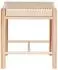 House Nordic Abano Hocker, Pappelholz mit Seilgeflecht, 42x42x46,5cm (5713917021833)