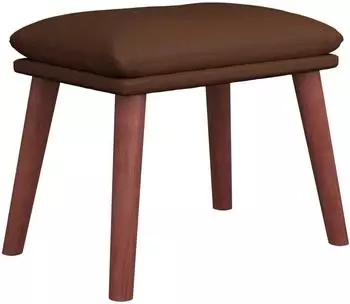 vidaXL Polsterhocker Kunstleder Braun 45x29,5x35cm (341491)