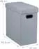 Relaxdays Falthocker mit Stauraum, gepolstert, 48L, 150kg