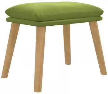 vidaXL Polsterhocker hellgr&uuml;n 45x29,5x35cm, Samt (341438)