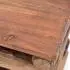 Xtradefactory Hocker Block 38 Teak Altholz massiv 30x30x39cm
