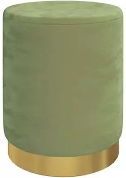 vidaXL Runder Aufbewahrungshocker Samt Senfgr&uuml;n 31x37cm (340292)