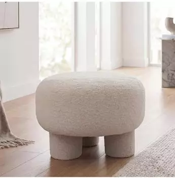 MCW Hocker Q49 Boucl&eacute; 200g/m&sup2;, 55cm, creme (101471)
